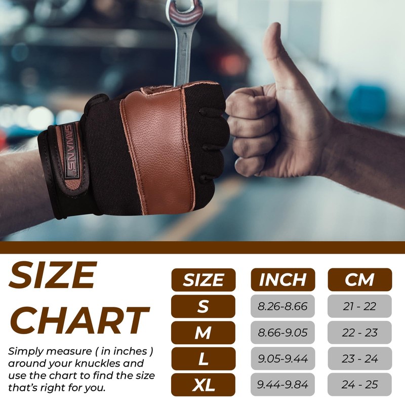 SAWANS Leather Gardening Gloves Working for Women and Men Thorn