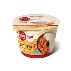 CJ Hetbahn Cupbahn Cooked White Rice with Stir-Fried Kimchi 247g (Pack of 6)