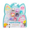 Squish-a-longs 8 Pack - 1” Mini-Squish with 2 Accessories, 1