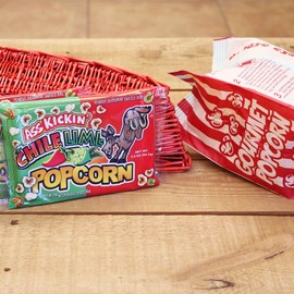 ASS KICKIN' Chile Lime Microwave Popcorn Bags - 3 Pack - Ultimate Spicy Popcorn Gourmet Gift - Makes a Great Movie Theater Popcorn or Snack Food for Movie Night