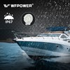 WFPOWER Boat Light 2 Pack, LED Marine Spotlights Waterproof, Deck