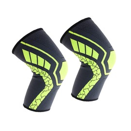Healvian 2pcs Sports Knee Sleeve Elastic Protective Pad for Climbing Hiking and Riding Breathable Support Brace for Enhanced Comfort and Flexibility