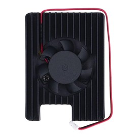 CM5 PWM Fan, Aluminum Alloy Cooling Fan for Compute Module 5 CM5 - PWM Speed Adjustable Heatsink with Thermal Tapes, 5V Low Noise Cooler for Compact Setups