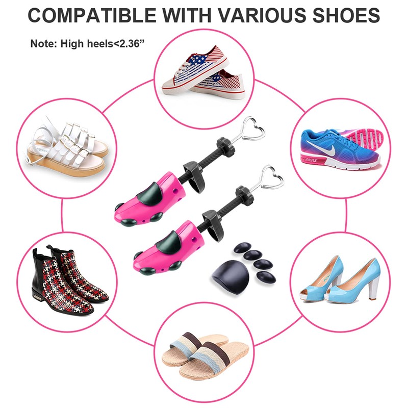 cyrico Shoe Stretcher Women 4-way Shoe Expander Widener Shoe Tree