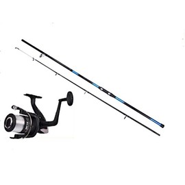 Shakespeare Beta Reel & 12ft Beachcaster Combo Sea Beach Fishing Rod