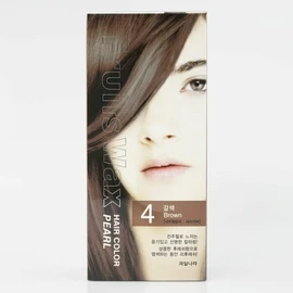 Kwailnara Fruits Wax Hair Color Pearl Pearl 4 Brown (W52711A) - Basic Product / 과일나라 후르츠왁스 헤어칼라 진주펄 4 갈색 (W52711A) - 기본상품
