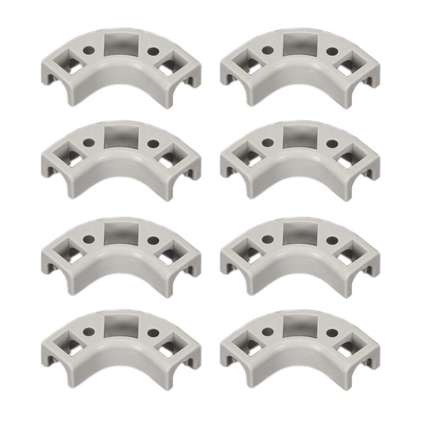 8Pcs Flow Bend Clip 90-Degree 1/4 Conduit Elbow for 1/4"