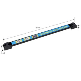 Donext Heavy Duty Magnetic Tool Holder Set, 12/18/24 Inch 6-Pack Expandable Metal Tool Organizer Bar,Storage Racks Strip with Strong Magnets for Wall, Workshop, Garage Storage