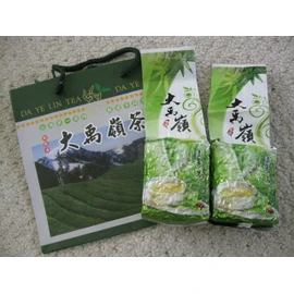2 X 5.5 Oz (160 g) vacuum sealed bag of Taiwan Da-Yu-Ling (Da Yu Mountain) Winter Green Tea - Taiwan High Mountain Grown Tea Premium Quality Tea.