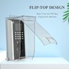 Clear Gate Outdoor Keypad Cover,Flip Access Control Rain Cover，Doorbell rain
