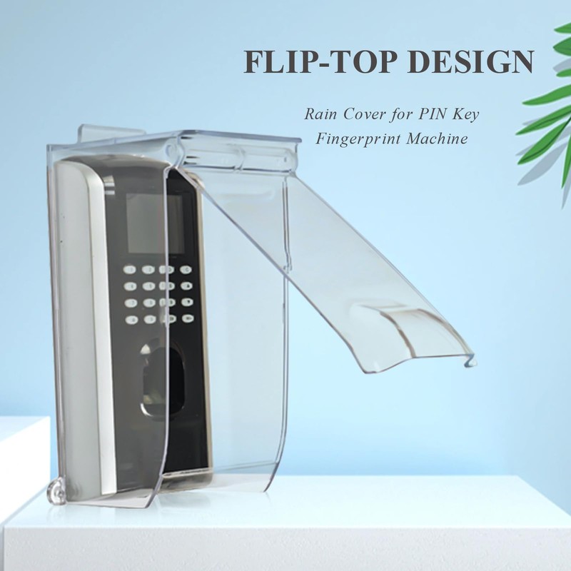 Clear Gate Outdoor Keypad Cover,Flip Access Control Rain Cover，Doorbell rain