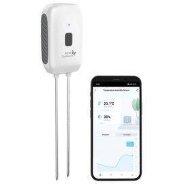 Royal Gardineer Plant Sensor: Smart Soil Moisture & Temperature Sensor with Bluetooth, App (Moisture & Temperature Sensor, Plant Soil Moisture Sensor)