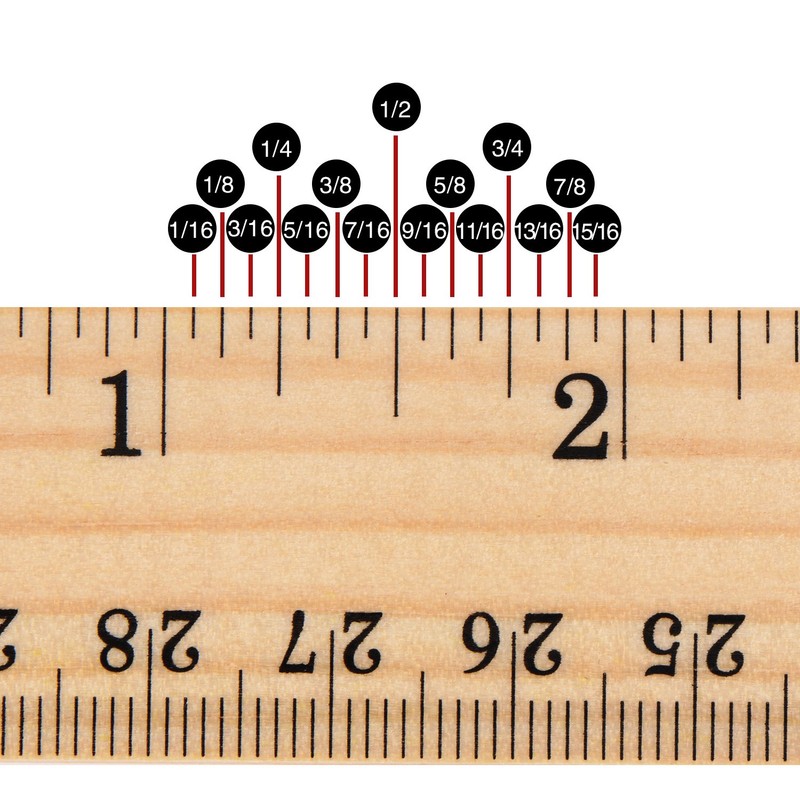 eBoot 12 Pack Wood Ruler Student Rulers Wooden School Rulers