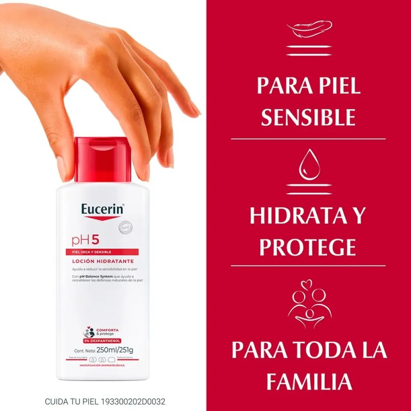 Eucerin Ph5 Loción Corporal Hidratante Piel sensible 250ml