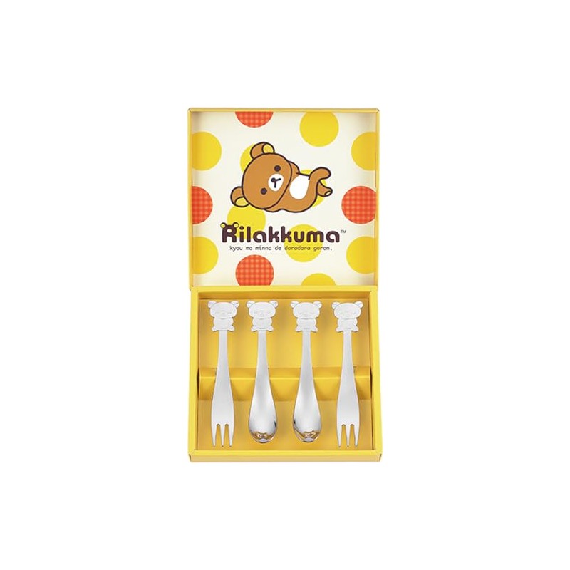 Rilakkuma Spoon & Fork 4pc RK-29