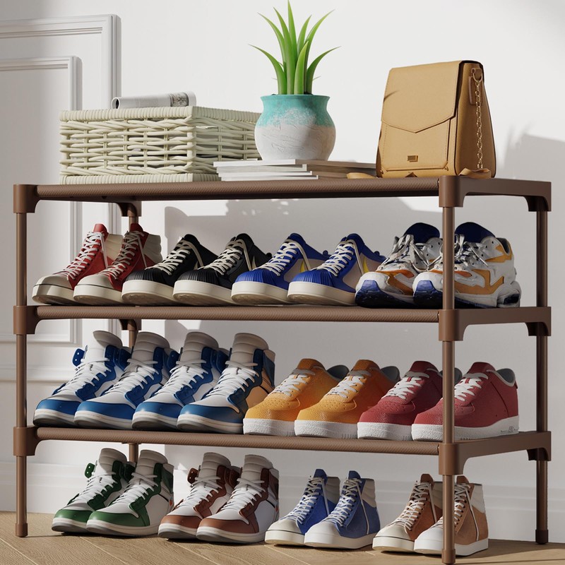 Kitsure Shoe Rack - Premium Non-Woven Shoe Rack Shelf, Shoe