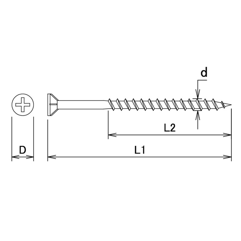 DAIDOHANTO (DAIDOHAN) Coarse Thread (Flexible / Full Thread) [ Iron
