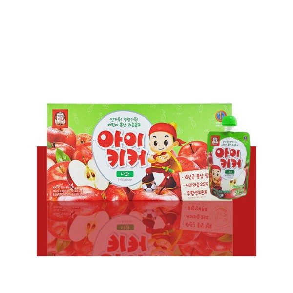 CheongKwanJang iKicker Apple 100mlx10pack Children&#39;s Red Ginseng Drink / 정관장