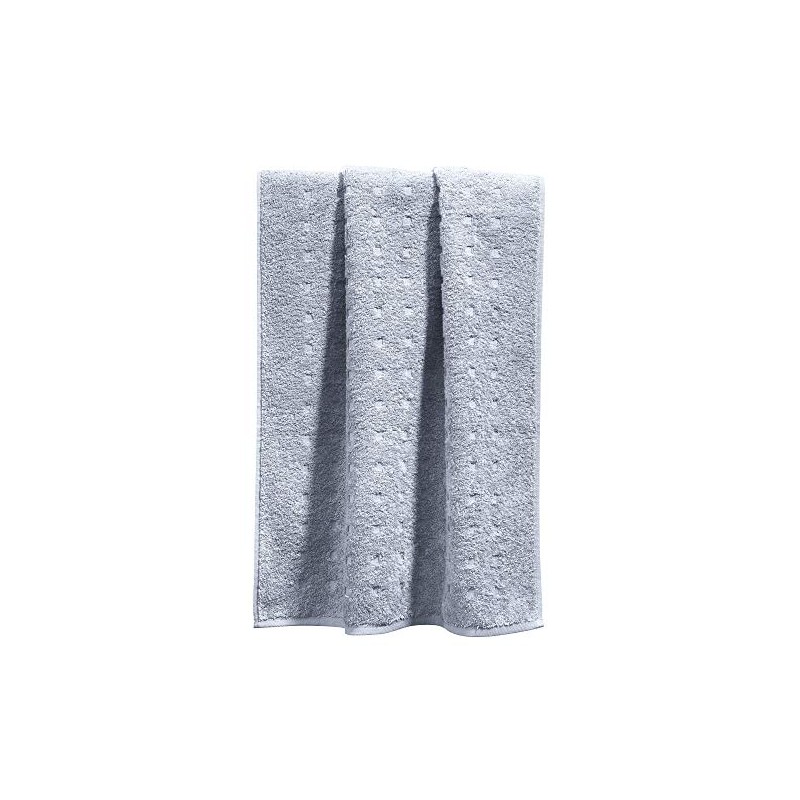 Möve Quadretti Walk Terry Towel Silver Size 50 x 100
