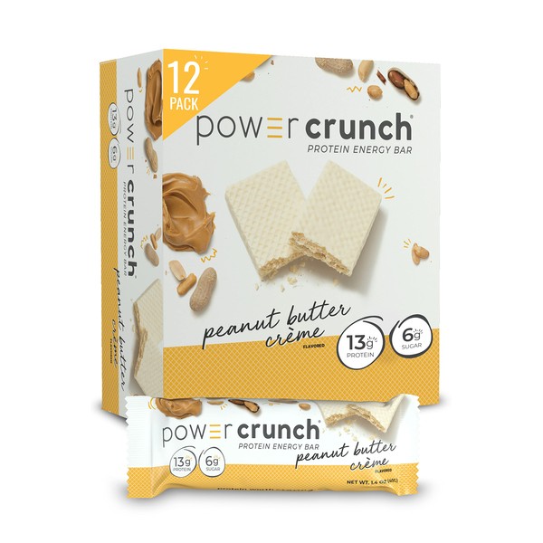 Power Crunch Protein Wafer Bars, High Protein Snacks with Delicious