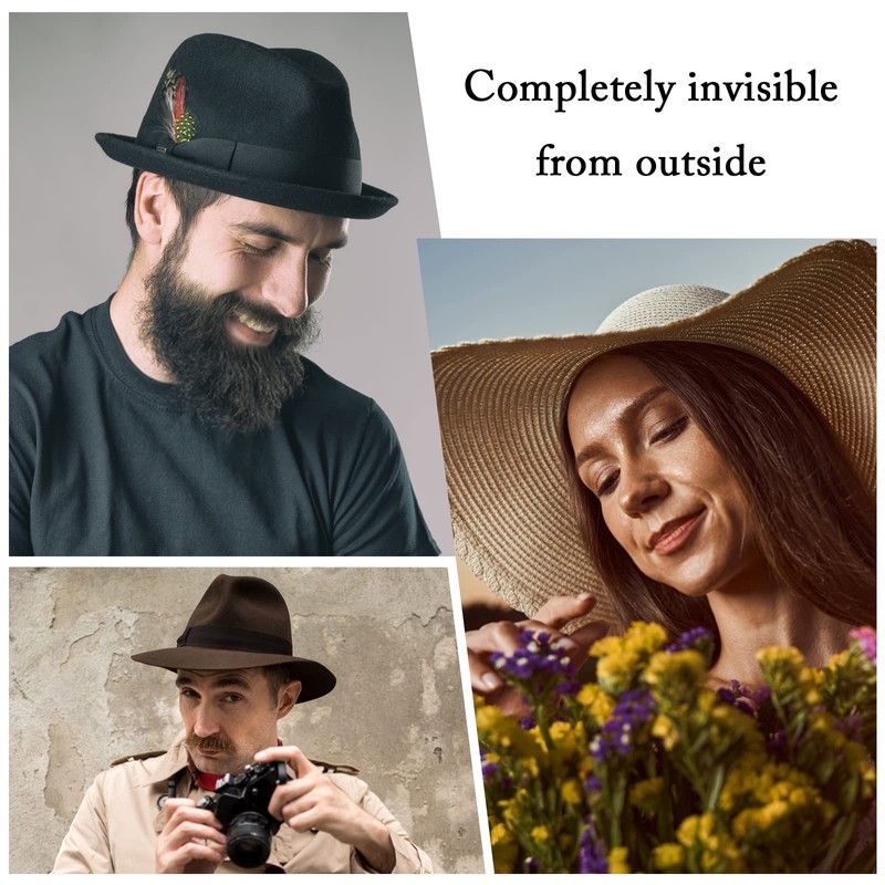 Prasacco 24 Pcs Hat Size Reducer, Hat Sizing Tape Foam