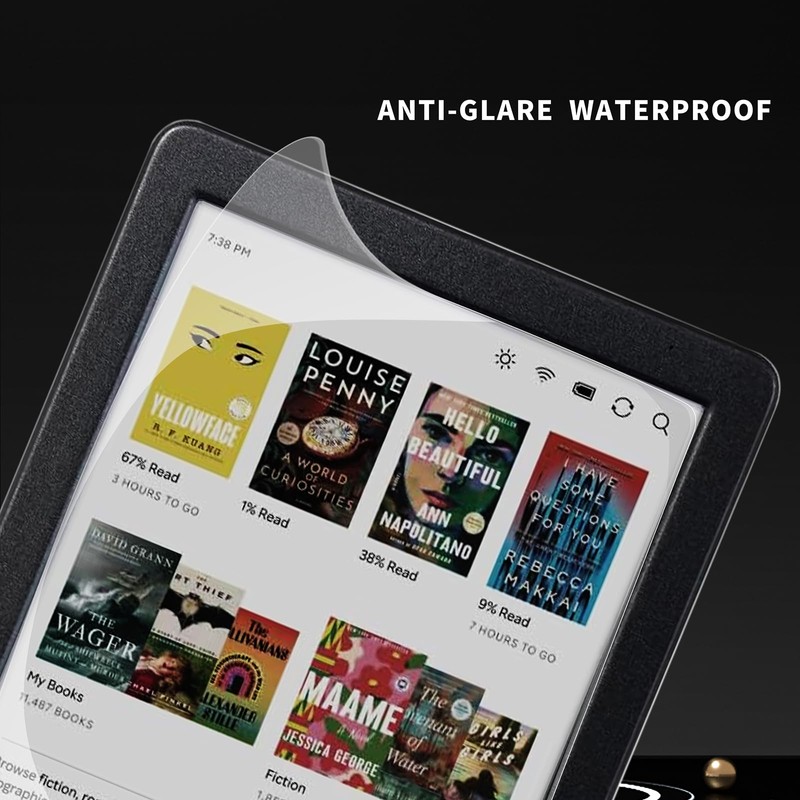 LaoShuSheng Anti-Glare Matte Screen Protector for 6'' Kobo Clara Colour/Clara