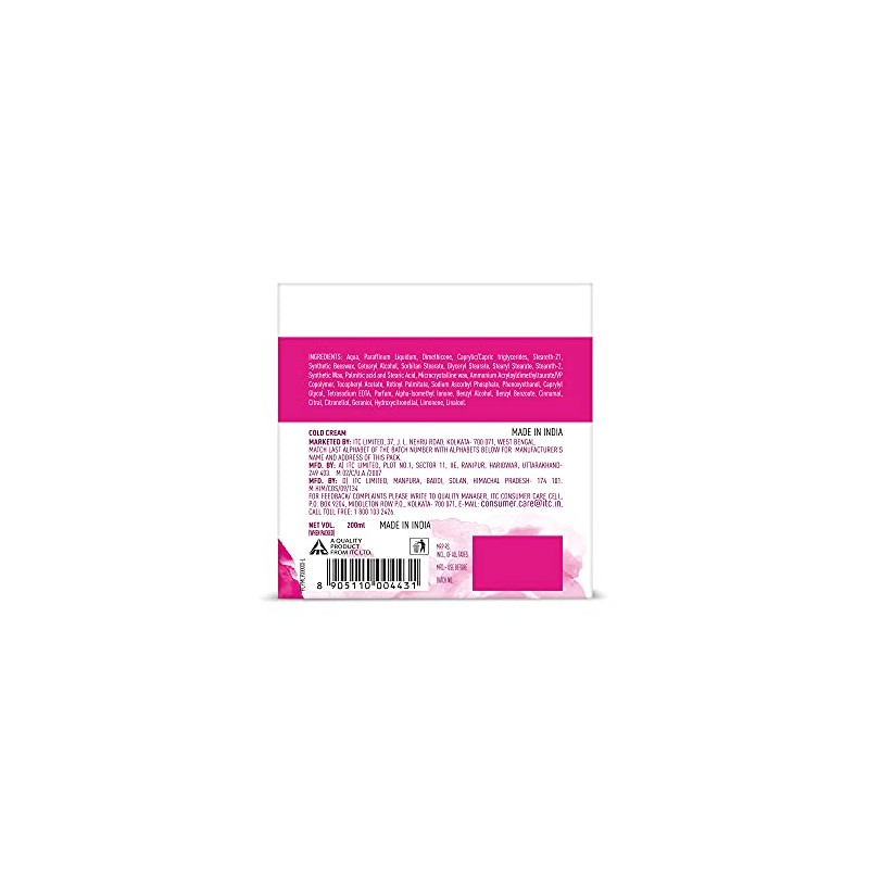 Crema fría hidratante Charmis de 175 ml con vitamina A,