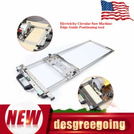 Circular Saw Guide System Woodworking Accurate Rip-Cut Track Rail Edge Cutting