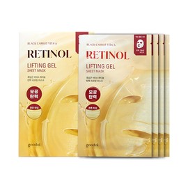 Goodal Black Carrot Vita A Retinol Elasticity Lifting Mask 4 sheets / 구달 흑당근 비타에이 레티놀 탄력 리프팅 마스크 4매