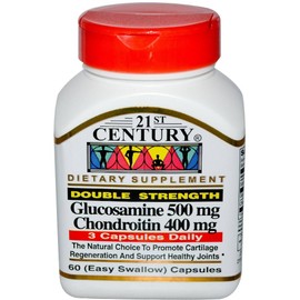 21st Century Glucosamine 500Mg & Chondroitin 400Mg Capsules 60 Ct (2 Pack)
