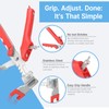 Tile Leveling System Kit, 600pcs Tile Leveler Spacers Clips+150pcs Reusable