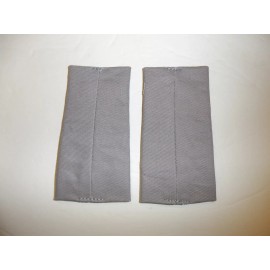 b3036 US Vietnam Air America Pilot Captain Shoulder Tabs Shirt 4 Bars Gray R13E