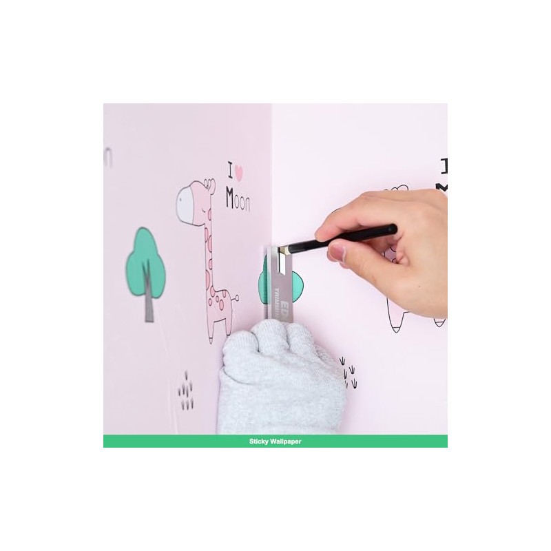 FOSHIO Aluminum Edge Trimming Guide Cutting Template Tool for Right