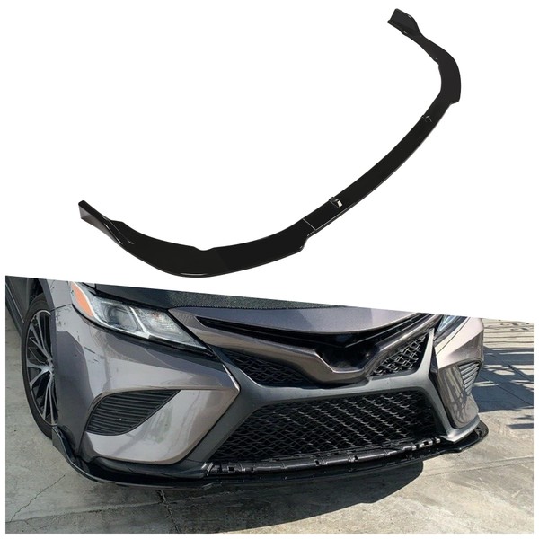 ECOTRIC Front Bumper Lip Splitter Compatible with 2018-2022 Toyota Camry