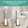 Free Standing Toilet Paper Holder Stand, Oil Rubbed Bronze Toilet