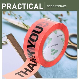 Operitacx 1roll Creative Duct Tape Decorative Sealing Tape for Packaging Office Wrapping No Residue for Craft Projects Thank You Design