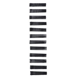 Motique Accessories 72 Bobby Pins - Black, All Day Hold, For All Hair Types, Set of 72