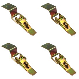 Pack of 4 Hasp Box Locks, Stainless Steel Hasp, Box Clasp, Suitable for Boxes, Cabinets, Boxes (Iron)