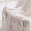 MIULEE - Cortinas de lino blanco de 45 pulgadas de
