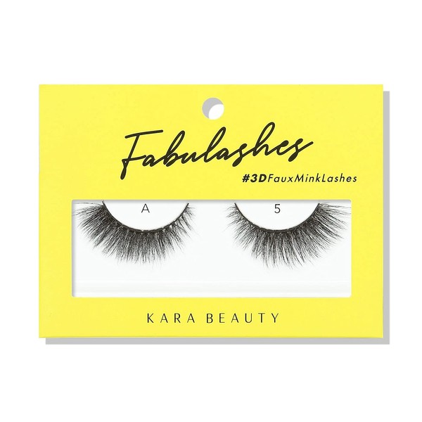 KARA BEAUTY FABULASHES 3D Faux Mink False Eyelashes - Style A5