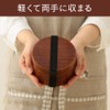 Iris Plaza Bento Box Brown 13 X 13 X 11.5 bdh04 a