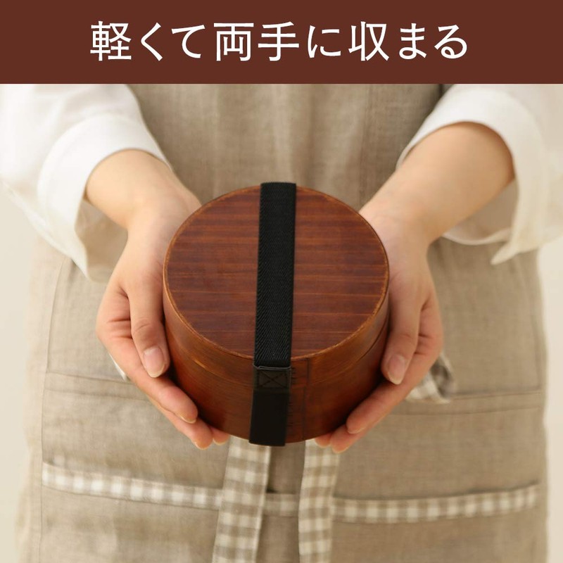 Iris Plaza Bento Box Brown 13 X 13 X 11.5 bdh04 a