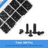 Wzenclave 500Pcs 10SizesScrew Kit Repair Tool Assortment Set Cross Countersunk
