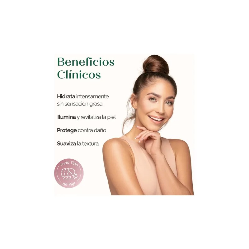 Serum Vitamina C + Escualeno Rosa Mosqueta Hidratante Facial