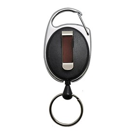 YoYo with Key Ring and Belt Clip – Black