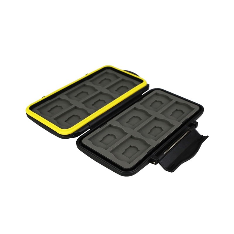 JJC Memory Card Protection Box for 12 Micro SD +
