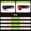 TEKXYZ Reflex Ball, 2 Different Boxing Training Ball with Headband,