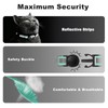 Airtag Cat Collar Breakaway, Reflective Cats Collars with Bell (Teal)