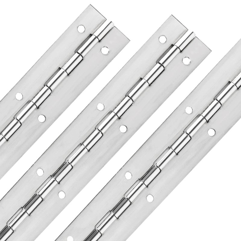 4PCS Piano Hinge 12 Inch Heavy Duty Piano Hinge Stainless