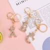 [Moerstar] Bag Charm Initial Charm Keychain Accessories for Women English